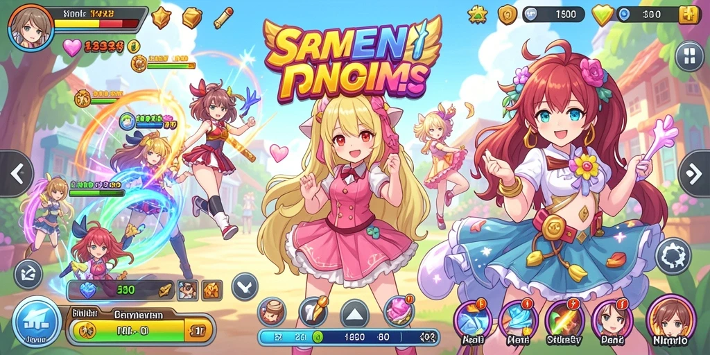 Gambar karakter terbaru yang ditambahkan dalam pembaruan.