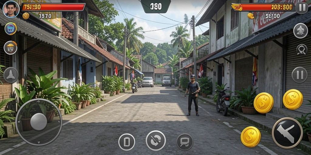 Ilustrasi momen seru dalam mode multiplayer.